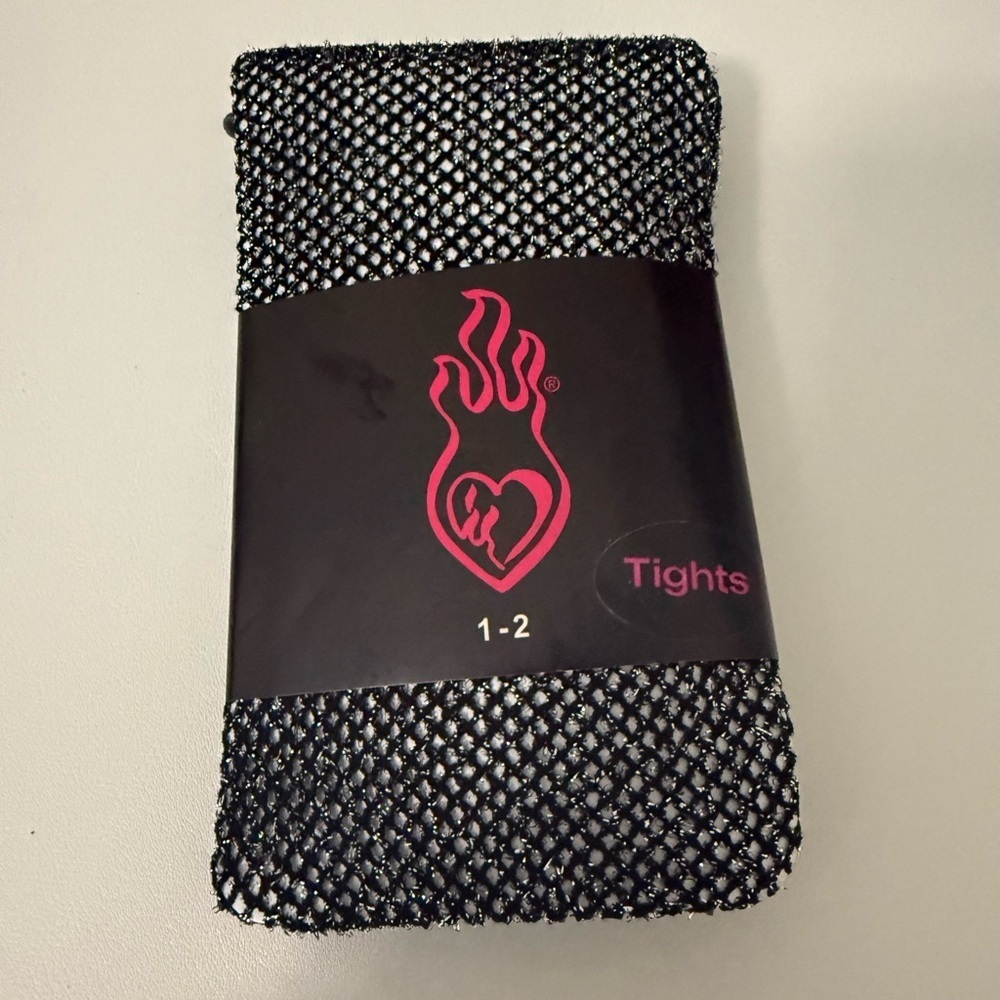 New!‎ Vintage Torrid sz 1 2 Fishnet Lurex Tights 1X 2X